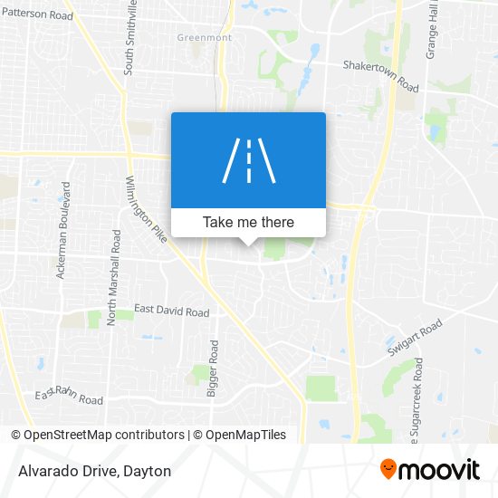 Alvarado Drive map