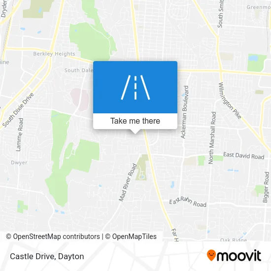 Mapa de Castle Drive