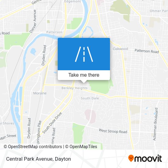 Mapa de Central Park Avenue