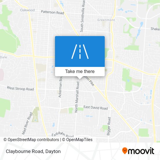 Mapa de Claybourne Road