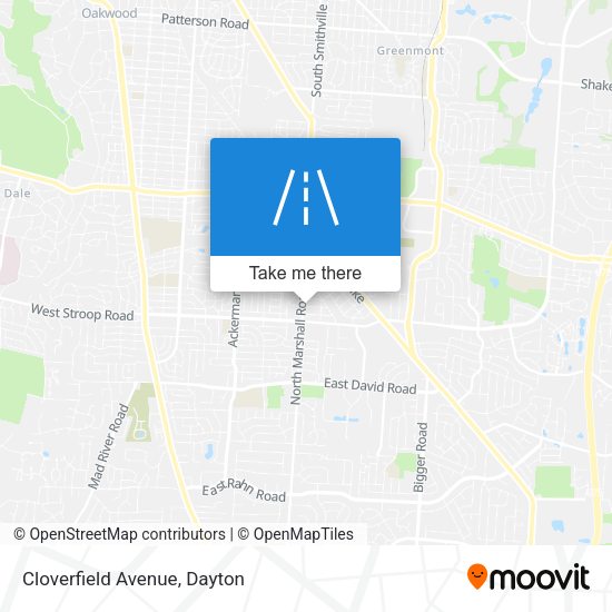 Mapa de Cloverfield Avenue
