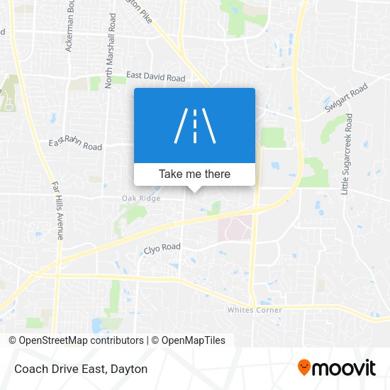 Mapa de Coach Drive East