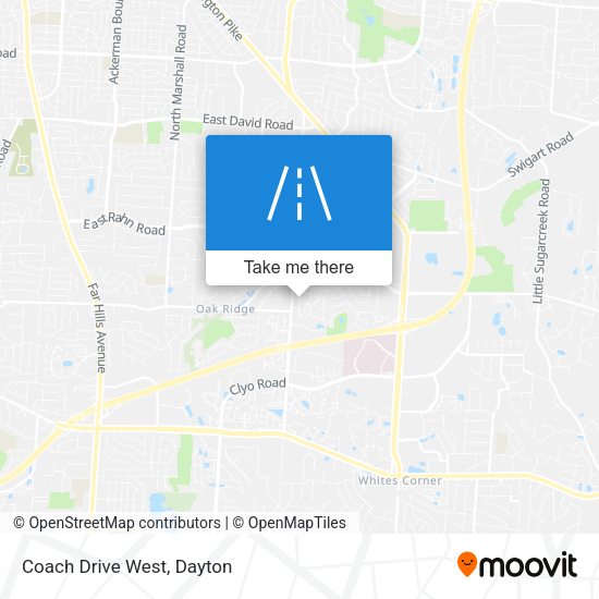 Mapa de Coach Drive West