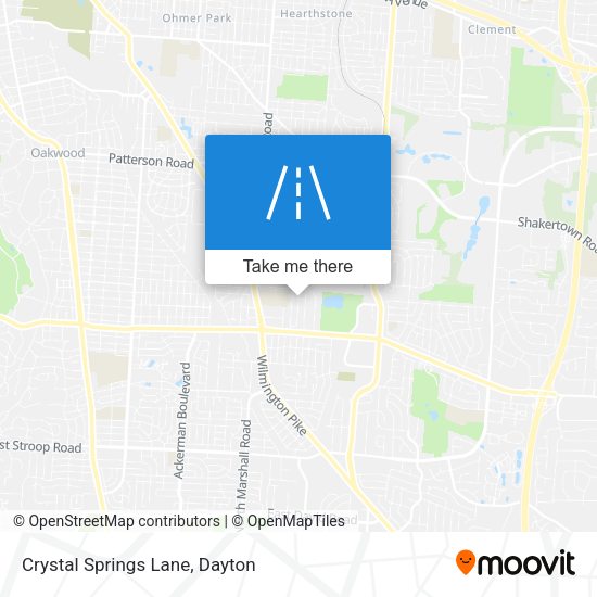 Mapa de Crystal Springs Lane