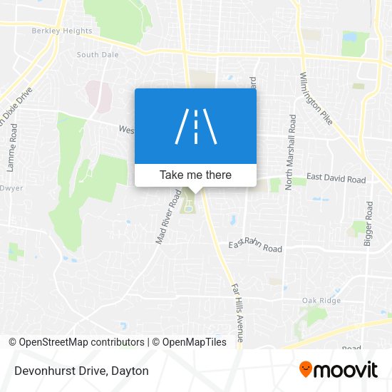 Mapa de Devonhurst Drive