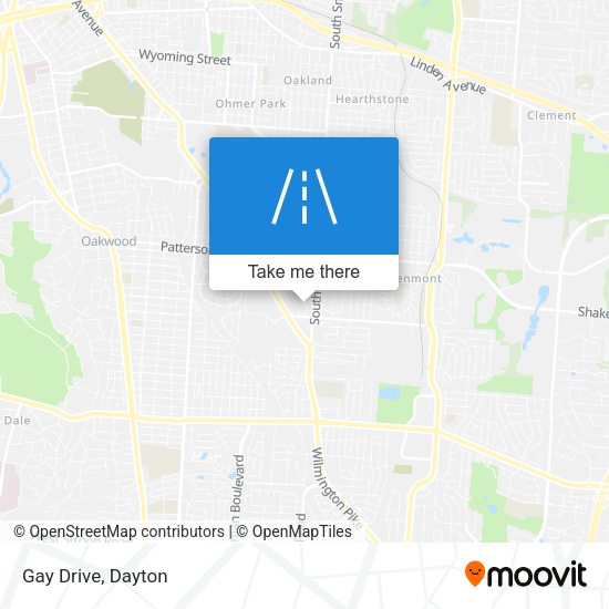 Mapa de Gay Drive