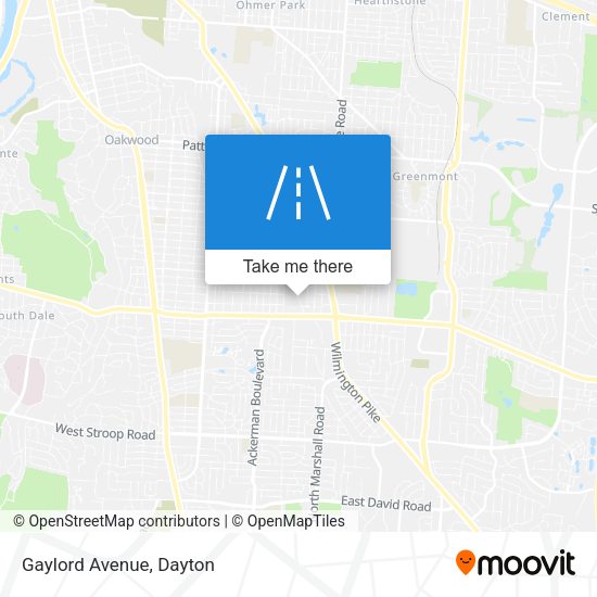 Mapa de Gaylord Avenue