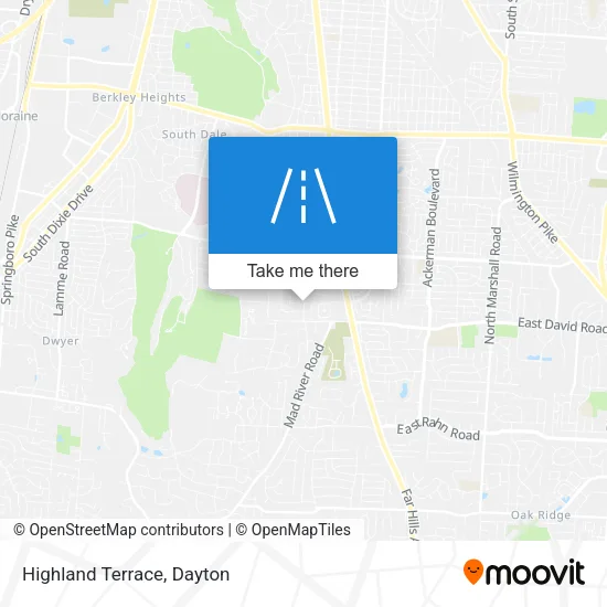 Mapa de Highland Terrace