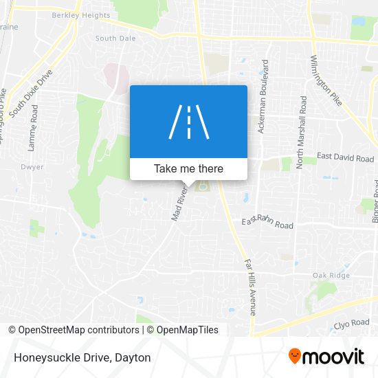 Mapa de Honeysuckle Drive