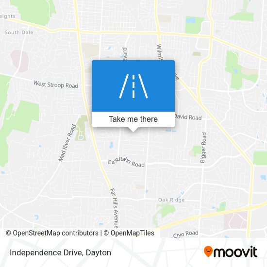 Mapa de Independence Drive