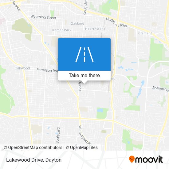 Mapa de Lakewood Drive
