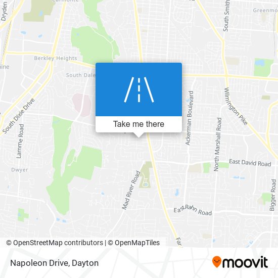 Mapa de Napoleon Drive