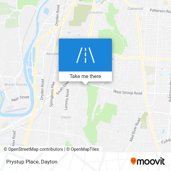 Mapa de Prystup Place