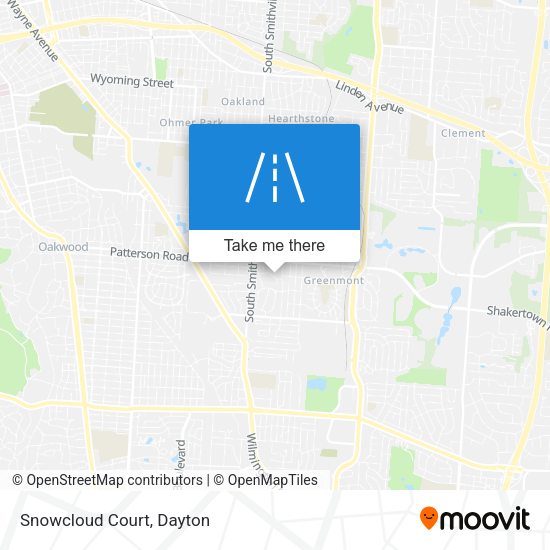 Mapa de Snowcloud Court