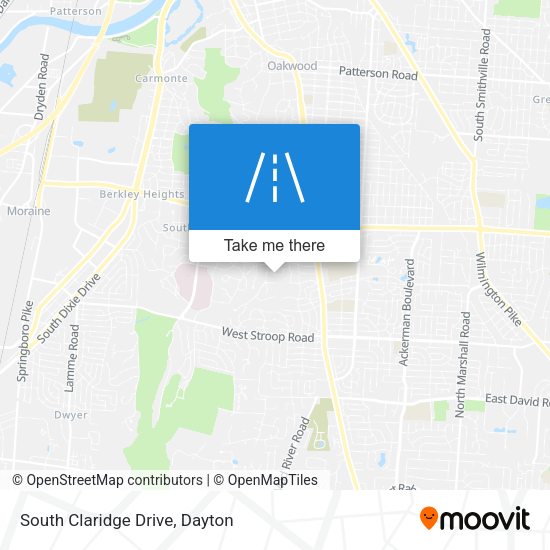 South Claridge Drive map