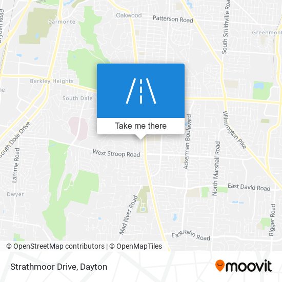 Strathmoor Drive map