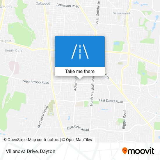 Villanova Drive map