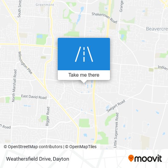 Weathersfield Drive map