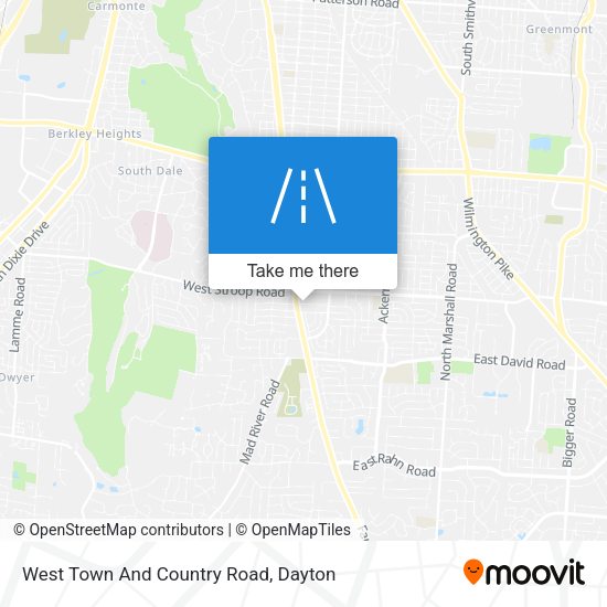Mapa de West Town And Country Road