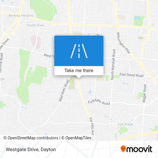 Mapa de Westgate Drive