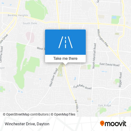 Winchester Drive map