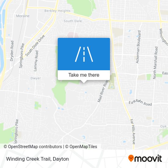 Winding Creek Trail map