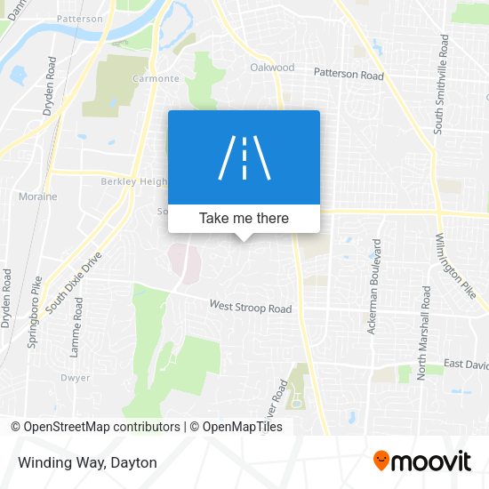 Mapa de Winding Way
