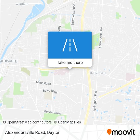 Mapa de Alexandersville Road