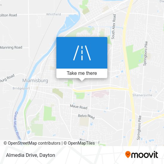 Almedia Drive map