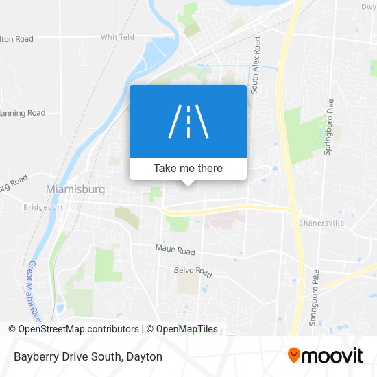 Bayberry Drive South map