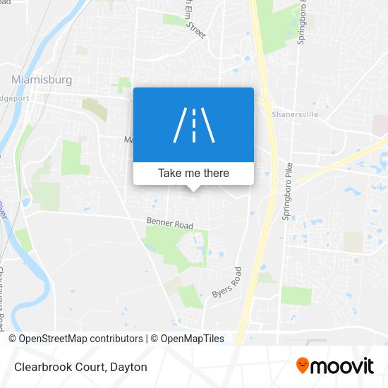 Mapa de Clearbrook Court