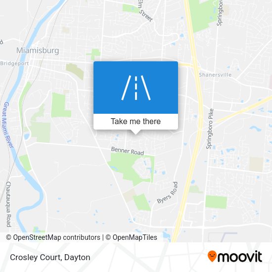 Mapa de Crosley Court