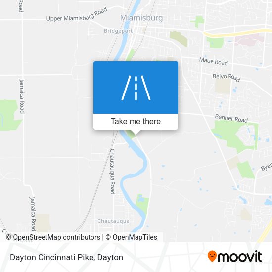 Mapa de Dayton Cincinnati Pike