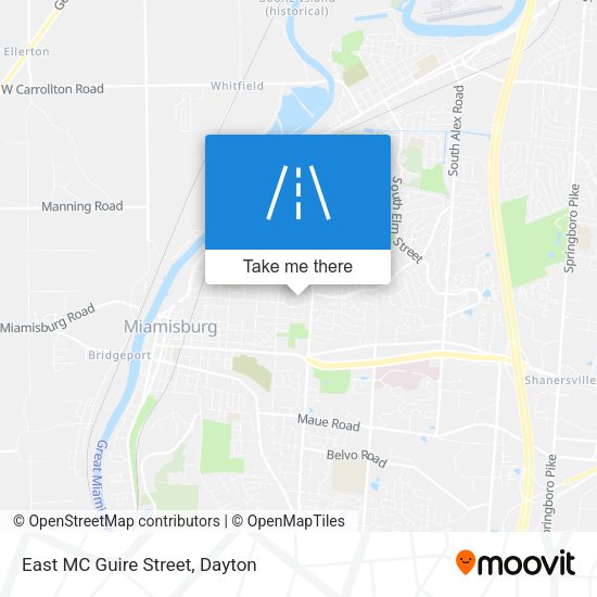 East MC Guire Street map