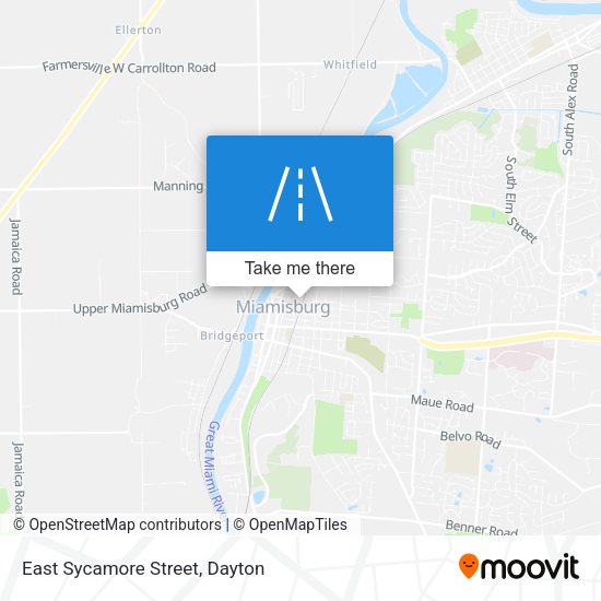 Mapa de East Sycamore Street