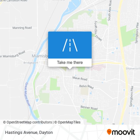 Hastings Avenue map