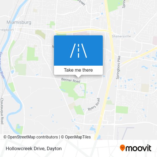 Hollowcreek Drive map