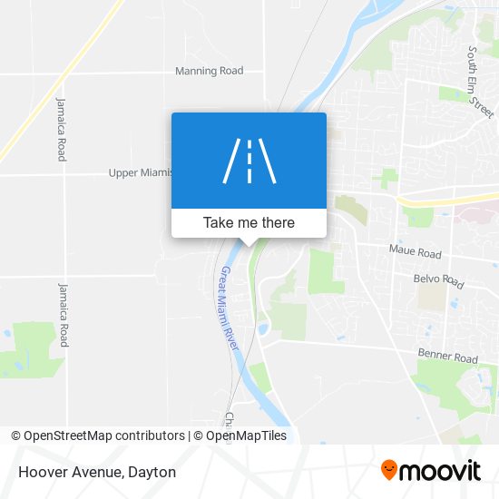 Mapa de Hoover Avenue