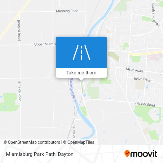 Mapa de Miamisburg Park Path