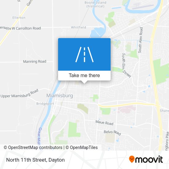 Mapa de North 11th Street
