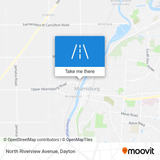 North Riverview Avenue map