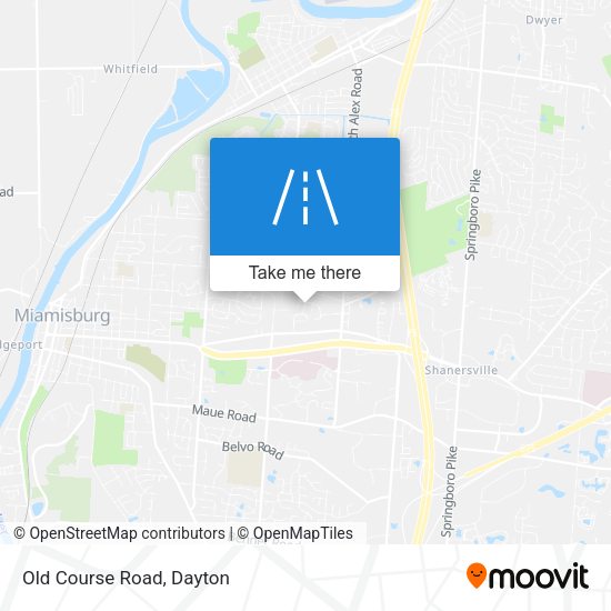 Mapa de Old Course Road