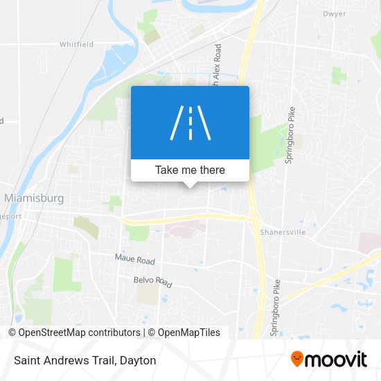 Saint Andrews Trail map