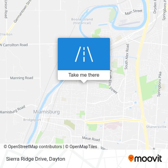 Sierra Ridge Drive map