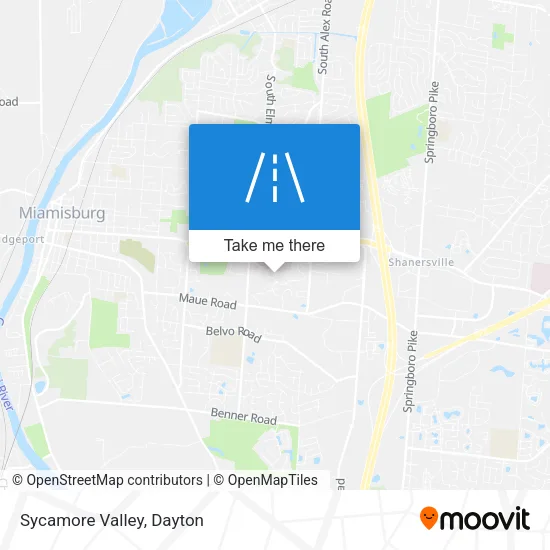 Sycamore Valley map