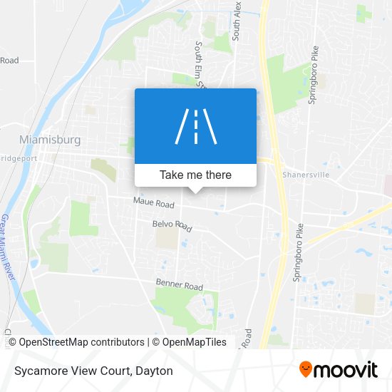 Sycamore View Court map