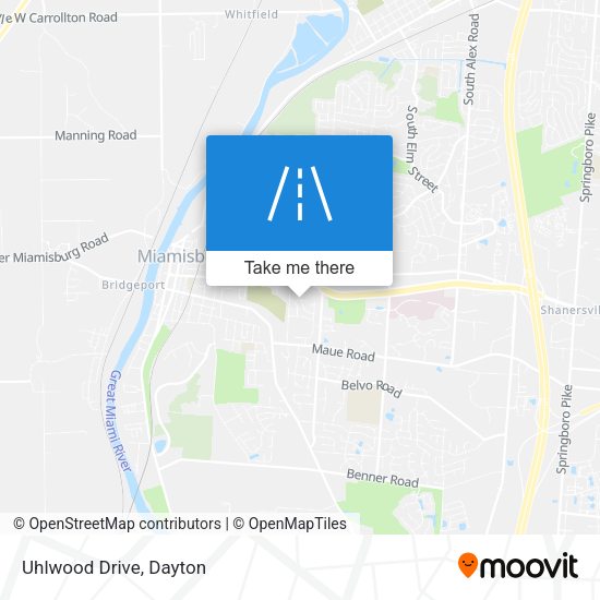 Uhlwood Drive map