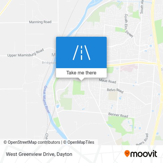 Mapa de West Greenview Drive