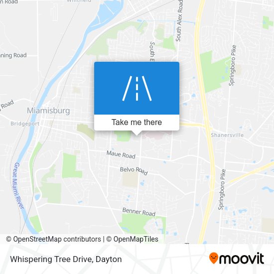 Whispering Tree Drive map