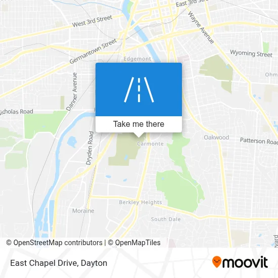 East Chapel Drive map